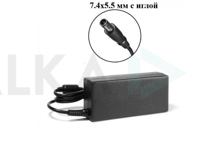 Блок питания / зарядное устройство для ноутбука HP (19.5V, 2.31A, 7.4*5.0 с иглой) OEM