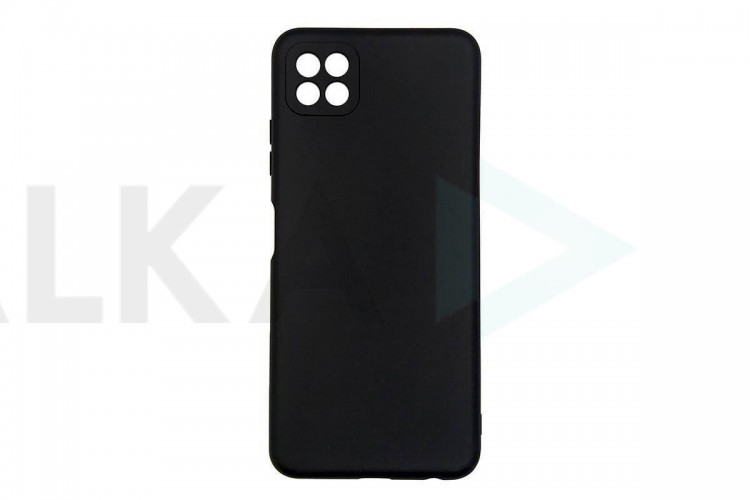Чехол для Samsung A22 тонкий (черный)