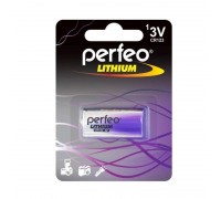 Батарейка алкалиновая литиевая Perfeo CR123/1BL Lithium цена за блистер 1 шт