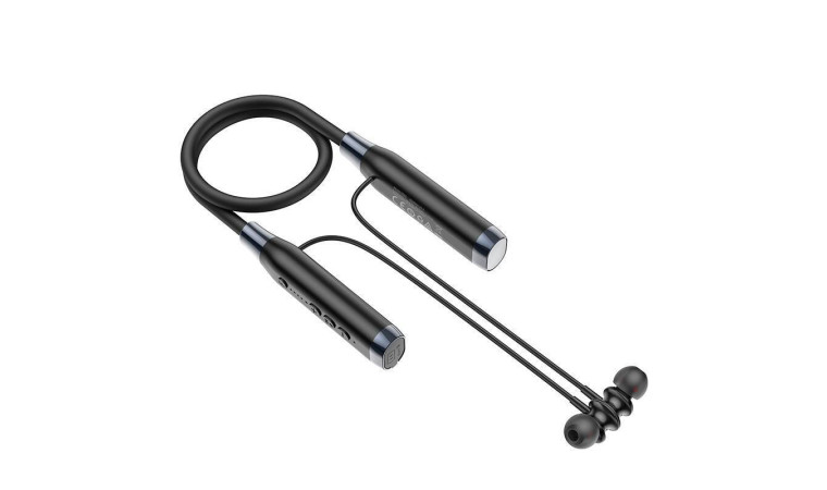 Наушники вакуумные беспроводные HOCO ES62 Pretty neck-hang earphones headset Bluetooth (черный) Наушники вакуумные беспроводные HOCO ES62 Pretty neck-hang earphones headset Bluetooth (черный)