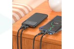 Универсальный дополнительный аккумулятор Power Bank HOCO J121 PD22.5W + PD20W (10000 mAh) (черный)