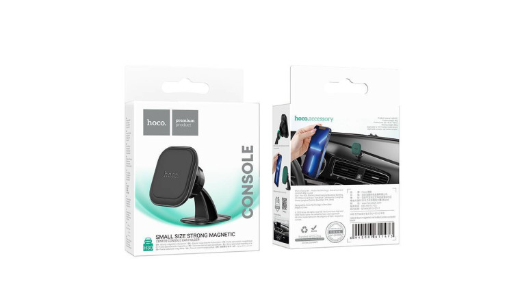 Держатель автомобильный для телефона HOCO H30 Brilliant magnetic car holder(center console) цвет черный Держатель автомобильный для телефона HOCO H30 Brilliant magnetic car holder(center console) цвет черный