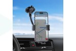 Держатель автомобильный для телефона HOCO H38 Cheetah car holder(windshield) цвет черный
