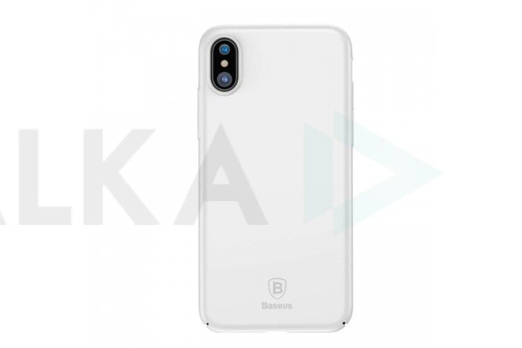 Чехол пластиковый для Apple iPhone X/XS Baseus (белый)