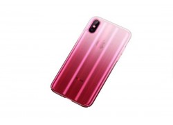 Чехол пластиковый для Apple iPhone X/XS Baseus Aurora (розовый)