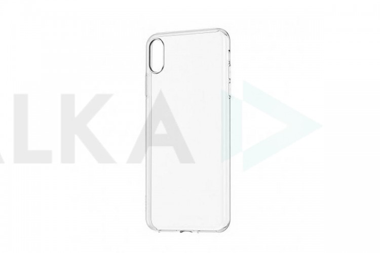 Чехол плотный пластиковый для Apple iPhone XS Max Baseus (прозрачный)