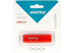 Картридер USB2.0 Reader SmartBuy SBR-715-R красный microSDHC/SDHC