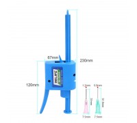 Дозатор (пистолет) для флюса или клея Relife RL-062B (30-60CC)