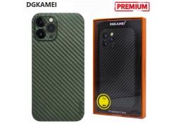Чехол для телефона DGKAMEI Carbon iPhone 12 PRO (зелёный)