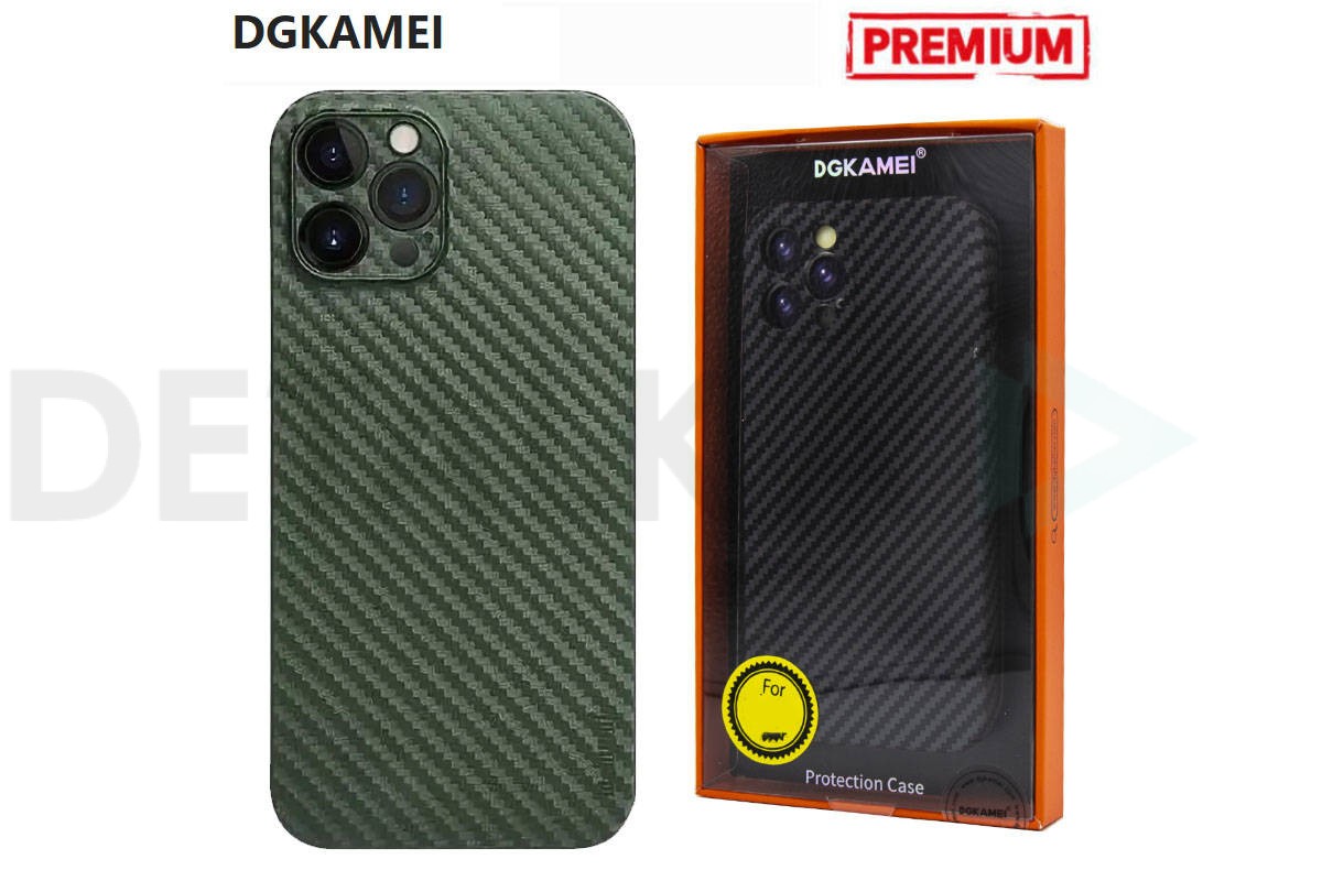 Чехол для телефона DGKAMEI Carbon iPhone 14 PLUS (зелёный) в Детальке купить ,