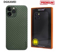 Чехол для телефона DGKAMEI Carbon iPhone 14 PLUS (зелёный)