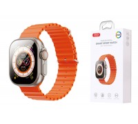 Смарт часы XO M9Ultra AMOLED Screen Nine Generation Wireless Charging Sports Talking Sports Edition 2.0' 49mm Orange