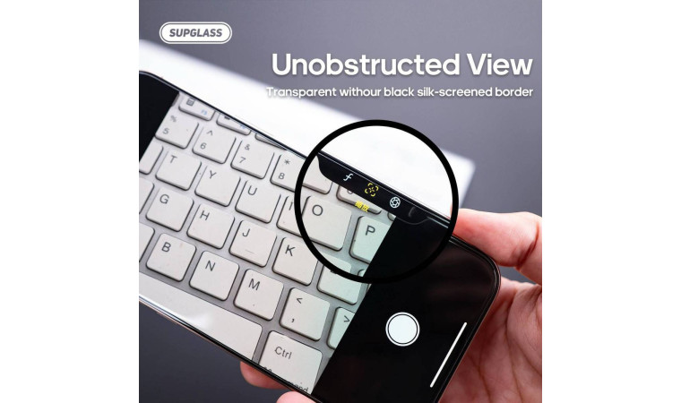 Защитное стекло Supglass SG-02 без черных рамок Transparent Glass All Clear For IPhone 17 / 16 Pro (6.3) Защитное стекло Supglass SG-02 без черных рамок Transparent Glass All Clear For IPhone 17 / 16 Pro (6.3)