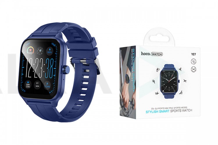 Смарт часы HOCO Y27 Smart sports watch (голубой)