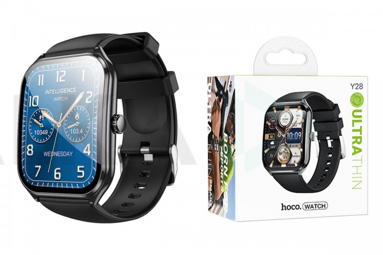 Смарт часы HOCO Y28 AMOLED Smart sports watch (черный)