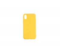 Чехол для iPhone XS Max тонкий (желтый)