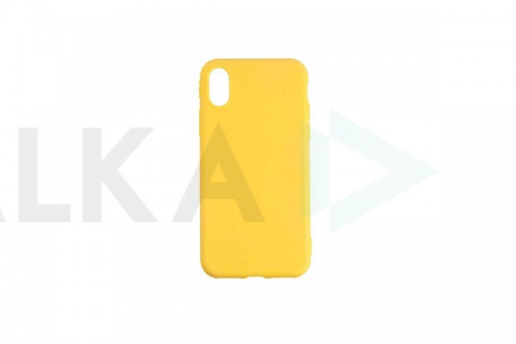 Чехол для iPhone XS Max тонкий (желтый)