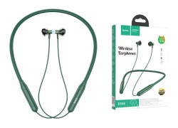 Наушники вакуумные беспроводные HOCO ES58 Sound tide sports BT headset Bluetooth (зеленый)