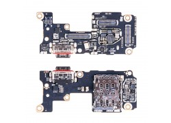 Шлейф для Xiaomi Poco F5 Pro (23013PC75G) с разъемом зарядки + SIM (плата)