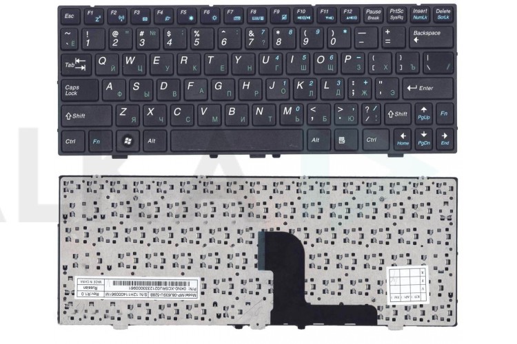 Клавиатура для ноутбука DNS 0127618 черная