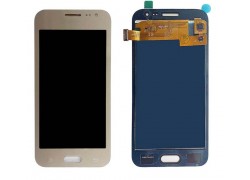 Дисплей для Samsung J200H Galaxy J2 в сборе с тачскрином, Big glass 4.7 (золото), TFT (яркость регулируется)