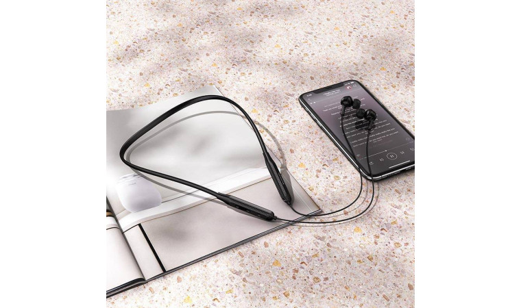 Наушники вакуумные беспроводные HOCO ES51 Era sports wiereless headset Bluetooth (черный) Наушники вакуумные беспроводные HOCO ES51 Era sports wiereless headset Bluetooth (черный)