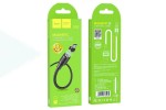 Кабель USB - MicroUSB HOCO X52 2,4A (черный) 1м (магнитный)