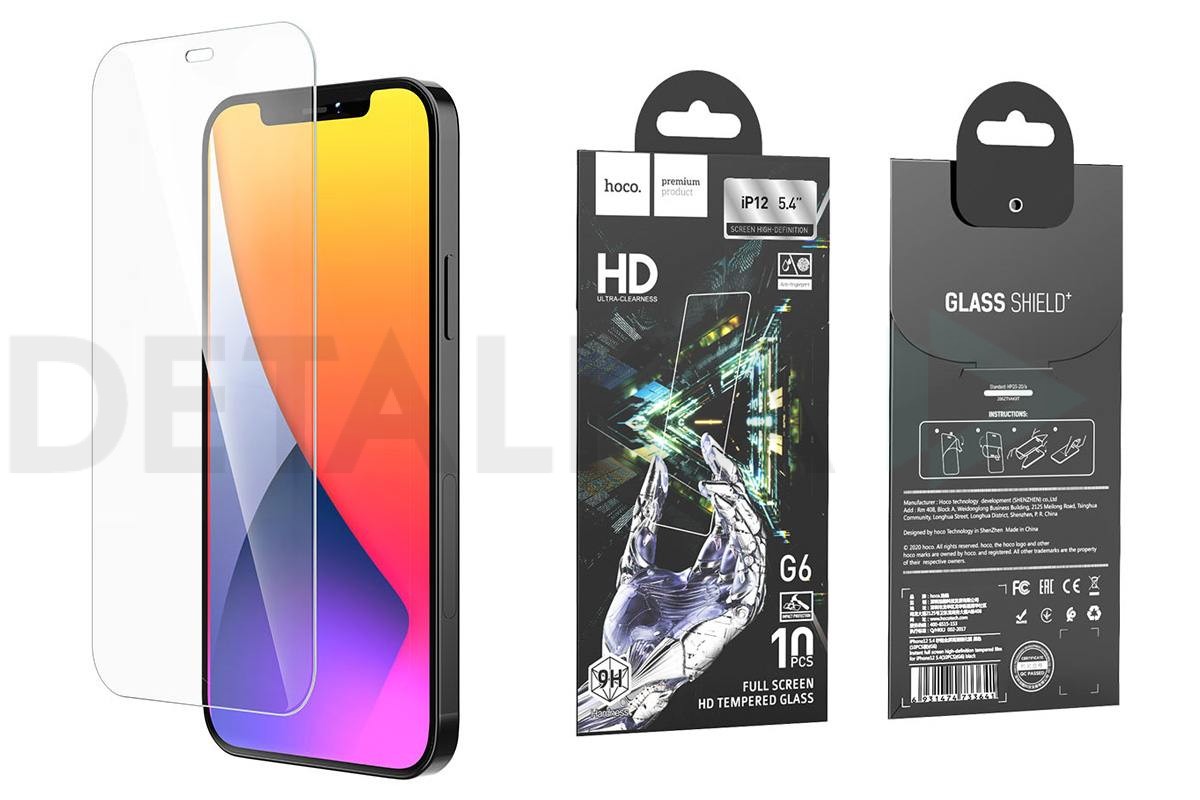 Защитное стекло дисплея iPhone 12 Mini (5.4) HOCO G6 Full screen HD  tempered glass прозрачное в Детальке купить,