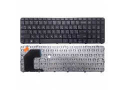 Клавиатура для ноутбука HP Pavilion 15-b черная, с рамкой