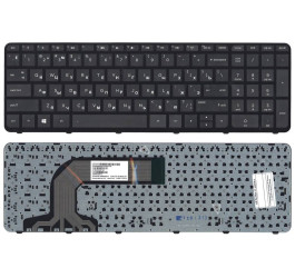 Клавиатура для ноутбука HP Pavilion 17, 17-E черная, с рамкой