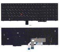 Клавиатура для ноутбука Lenovo ThinkPad E570 E575 черная