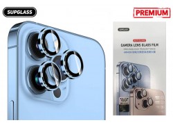 Защитное стекло для камер SUPGLASS  iPhone 12 PRO (серебро со стразами) (фабрика REMAX)