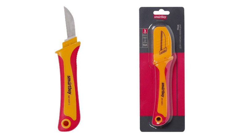 Нож для снятия изоляции , 175 мм, нож электрика, Smartbuy Tools Нож для снятия изоляции , 175 мм, нож электрика, Smartbuy Tools