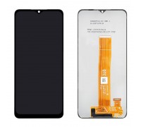 Дисплей для Samsung A125F Galaxy A12 Black в сборе с тачскрином (ревизия SM_A022F_R1.1) 100%