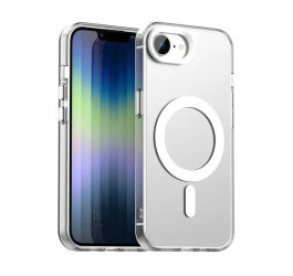 Чехол для iPhone 16E / SE4 (6,1) с силиконовым бампером MagSafe (прозрачный)