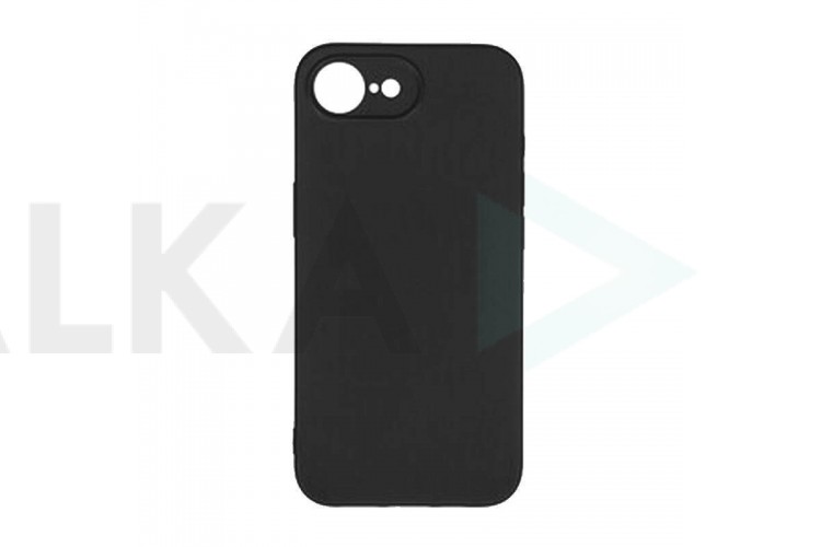 Чехол силиконовый iPhone 16E / SE4 (6.1) тонкий (черный)
