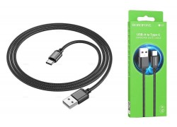 Кабель USB - USB Type-C BOROFONE BX87, 3A (черный) 1м
