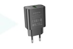 Сетевое зарядное устройство USB BOROFONE BA72A Spring single port QC3.0 (черный)