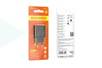 Сетевое зарядное устройство USB BOROFONE BA72A Spring single port QC3.0 (черный)