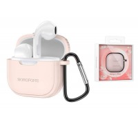 Наушники вакуумные беспроводные BOROFONE BW29 Chram true wireless BT headset Bluetooth (розовый сахар)