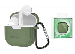 Наушники вакуумные беспроводные BOROFONE BW29 Chram true wireless BT headset Bluetooth (зеленый лес)