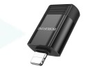 Переходник OTG Borofone BV18 Lightning штекер на USB-C  адаптер