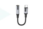 Адаптер для проводной гарнитуры c 3.5 мм на Type-C BOROFONE BV19 Type-C Digital 3.5 Audio converter (черный)