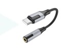 Адаптер для проводной гарнитуры c 3.5 мм на Type-C BOROFONE BV19 Type-C Digital 3.5 Audio converter (черный)