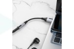 Адаптер для проводной гарнитуры c 3.5 мм на Type-C BOROFONE BV19 Type-C Digital 3.5 Audio converter (черный)