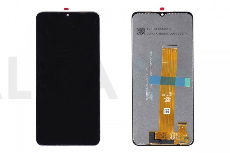 Дисплей для Samsung A125F Galaxy A12 Black в сборе с тачскрином (ревизия SM-A125F_REV0.1) 100%