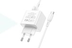 Сетевое зарядное устройство USB + кабель Type-C BOROFONE BAS12A Erudite QC3.0 (черный)