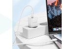 Сетевое зарядное устройство USB-C + кабель Lightning - Type-C BOROFONE BN13 Safety charger PD30W (белый)