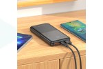 Универсальный дополнительный аккумулятор Power Bank BOROFONE BJ36 22.5W + PD20W (10000 mAh) (черный)