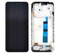 Дисплей для Xiaomi Redmi Note 12 4G (23021RAA2Y) в сборе с тачскрином + рамка (черный) 100%